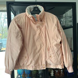 Vintage Obermeyer Light Pink Down Ski Jacket